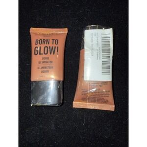 2 NYX  Born To Glow Liquid Illuminator  Pure Gold 0.6 oz Brand New & Sealed 5476